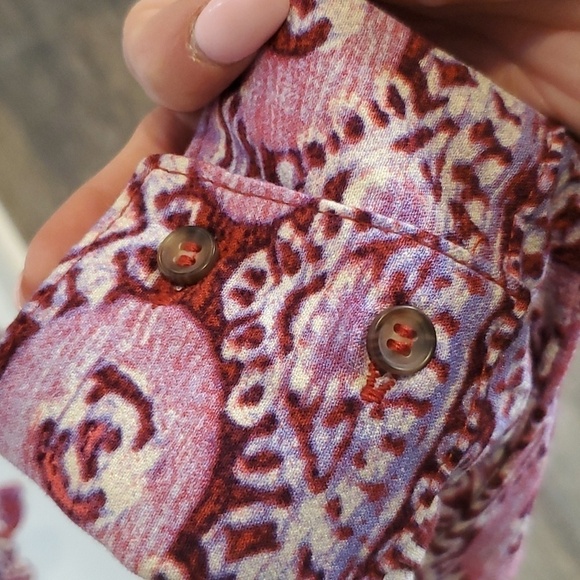 Free People Rayon BOHO crop top size XS - Picture 7 of 10